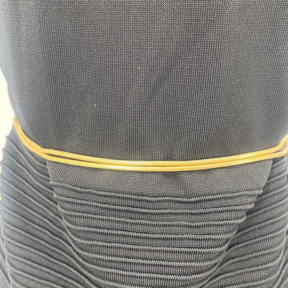 Vintage Snake Link Chain Buckle Closure Women Belt Sz S Disco Gold 1980s 90s - Picture 5 of 10